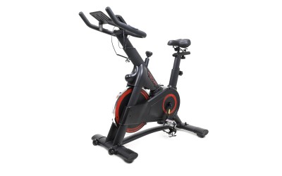 Bicicleta Spinning SEMI-PROFESIONALA TECHFIT SBK8000, Sistem Volanta 20 kg