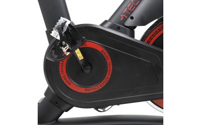 Bicicleta Spinning SEMI-PROFESIONALA TECHFIT SBK8000, Sistem Volanta 20 kg