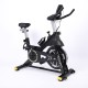 	 Bicicleta spinning TECHFIT SBK800B, Negru lucios, Sistem inertie volanta 8 Kg, Greutate utilizator 120 Kg, Suport telefon/tableta, Suport si bidon apa incluse