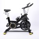 	 Bicicleta spinning TECHFIT SBK800B, Negru lucios, Sistem inertie volanta 8 Kg, Greutate utilizator 120 Kg, Suport telefon/tableta, Suport si bidon apa incluse