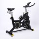 	 Bicicleta spinning TECHFIT SBK800B, Negru lucios, Sistem inertie volanta 8 Kg, Greutate utilizator 120 Kg, Suport telefon/tableta, Suport si bidon apa incluse